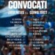 Locandina con la lista dei convocati per Juventus - Como