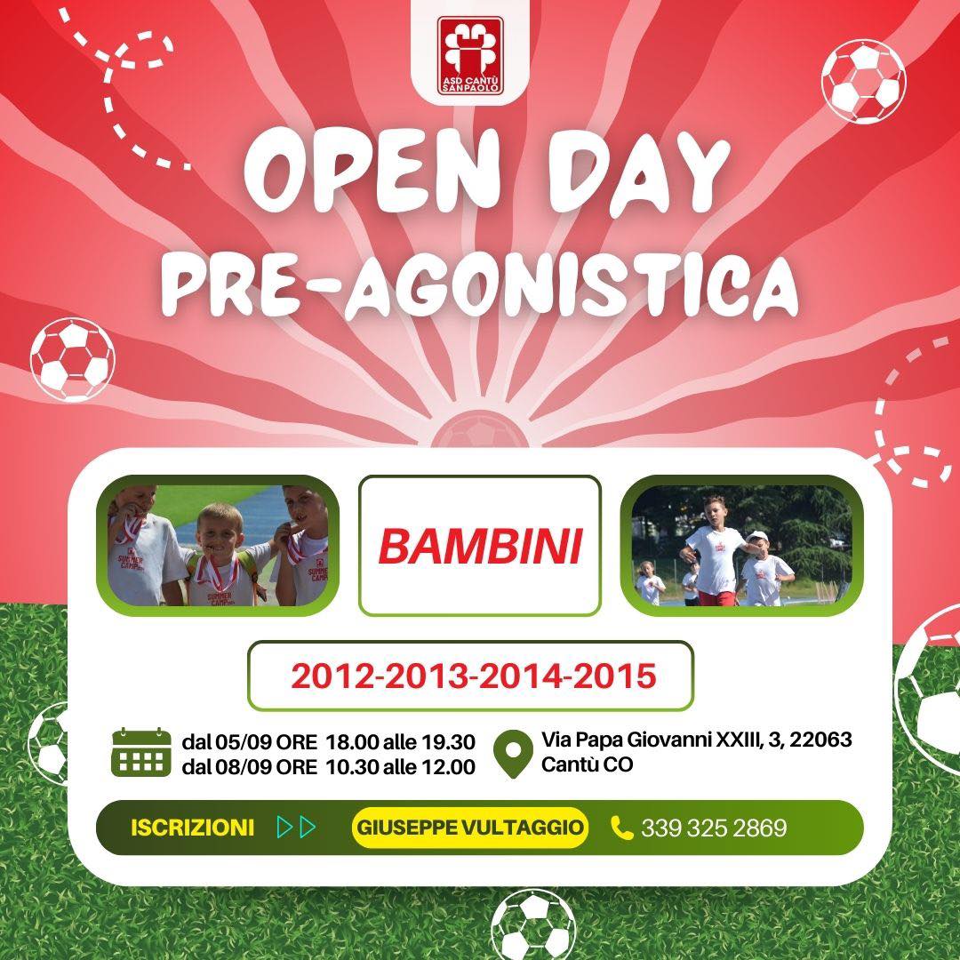Open day Cantu San Paolo
