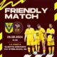 Locandina dell'amichevole FOR Soccer - GSO Castello Cantù in programma il 25/08 alla Pineta di Olgiate