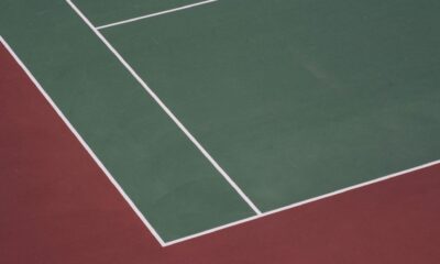 Dettaglio di un campo da tennis