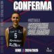 Locandina della Pallavolo Cabiate per la riconferma di Stefania Colombo