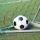 Pallone da calcio in rete