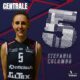 Locandina della Pallavolo Cabiate raffigurante Stefania Colobo, la centrale nuovo capitano della squadra