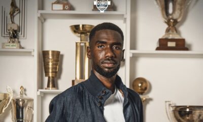 Foto ufficiale del nuovo acquisto del Como 1907 Alieu Fadera