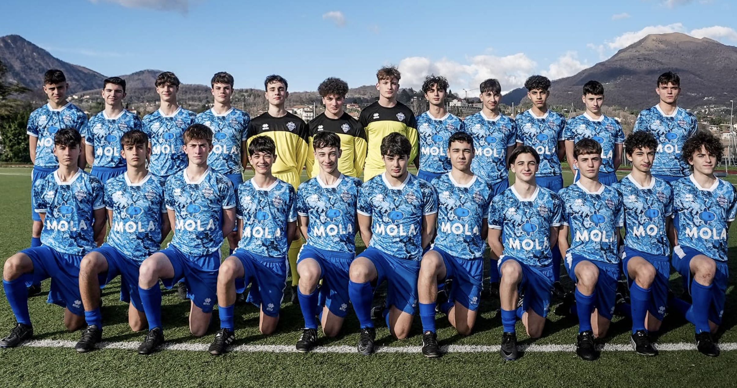 La squadra Under 15 del Como 1907