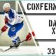 Locandina di Hockey Como inerente alla riconferma di Davide Xamin per la prossima stagione agonstica.