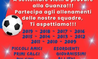 Locandina della Guanzatese per l'Open Day