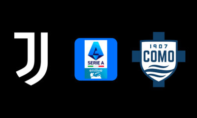 Locandina dell'incontro di calcio Juve-Como