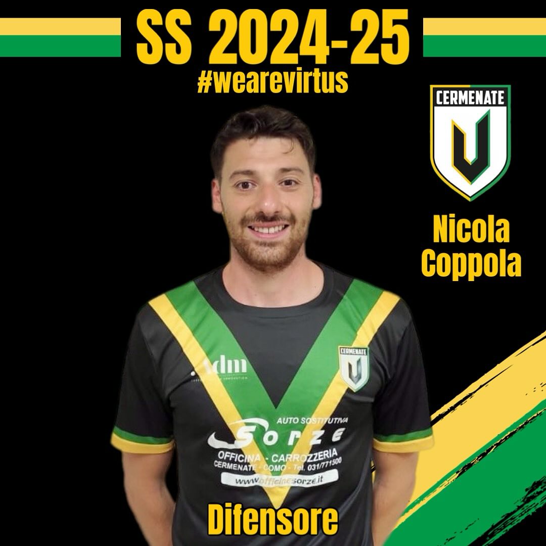 Primo piano di Nicola Coppola, neo acquisto della Virtus Cermenate