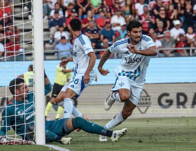 Il gol del pareggio del Como siglato da Patrick Cutrone