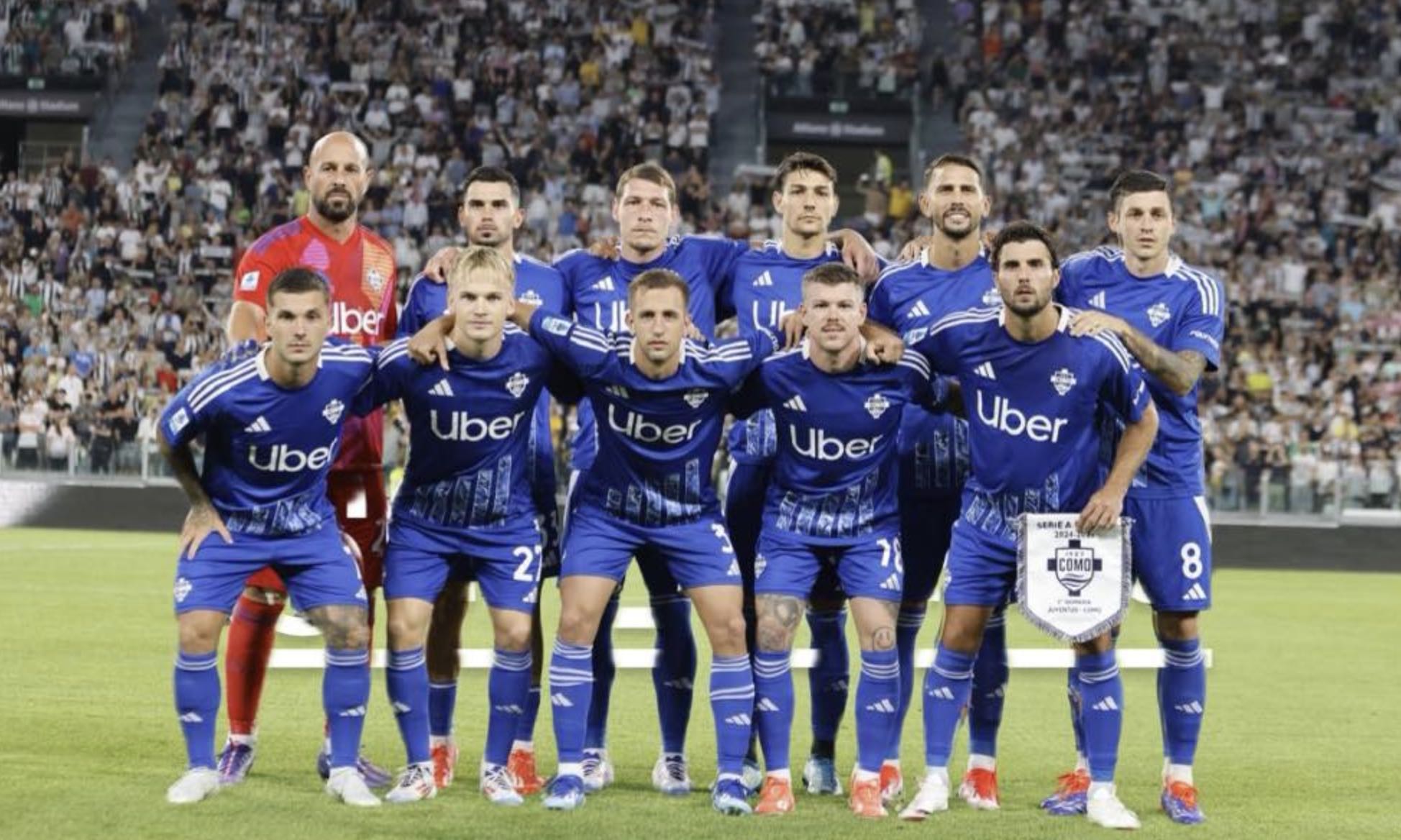 Primo piano della squadra che ha affrontato la Juve lunedì 19 agosto