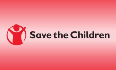 Banner con il logo di Save the children