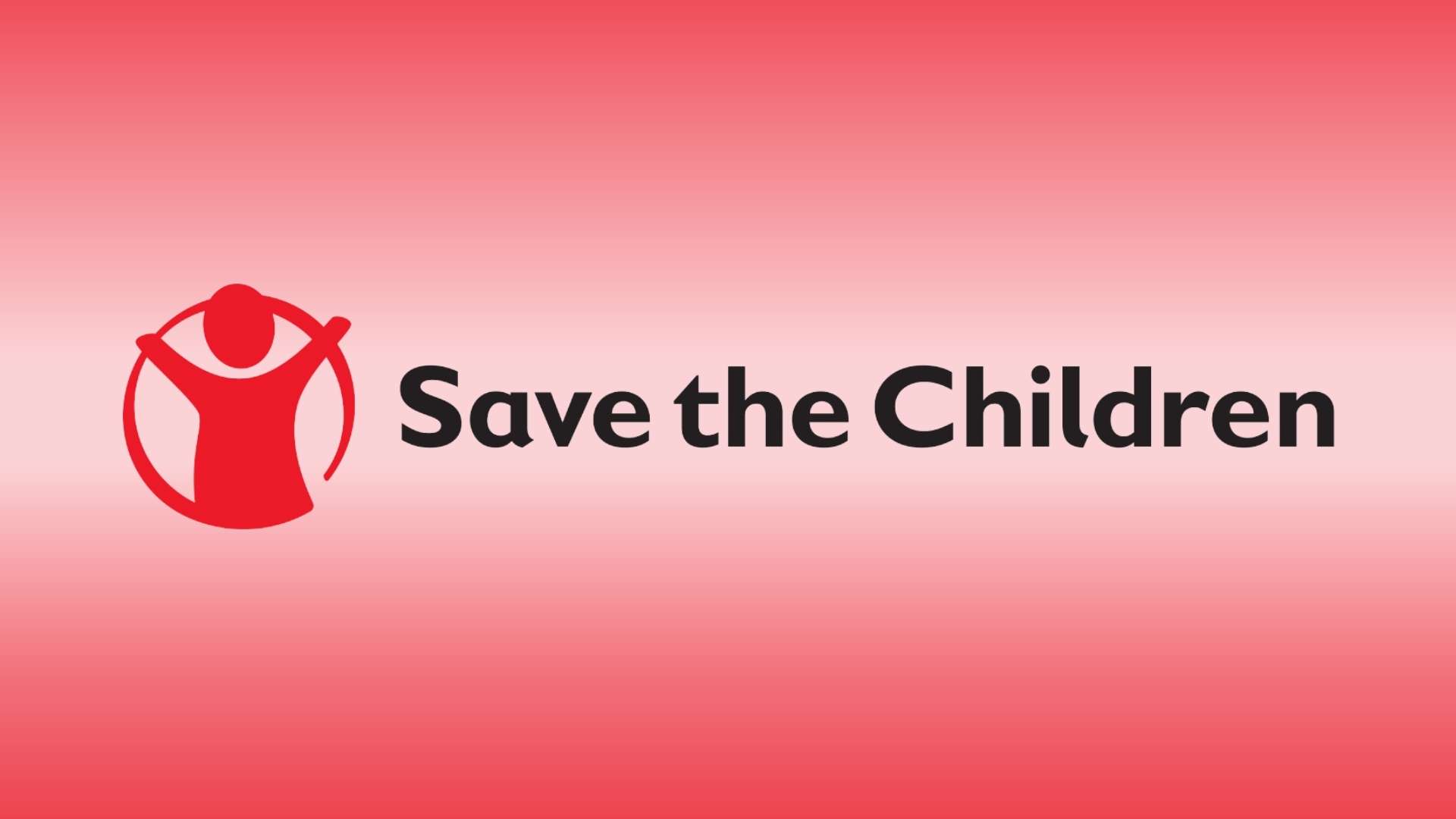 Banner con il logo di Save the children