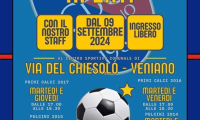 Locandina del CDG Veniano per la scuola calcio
