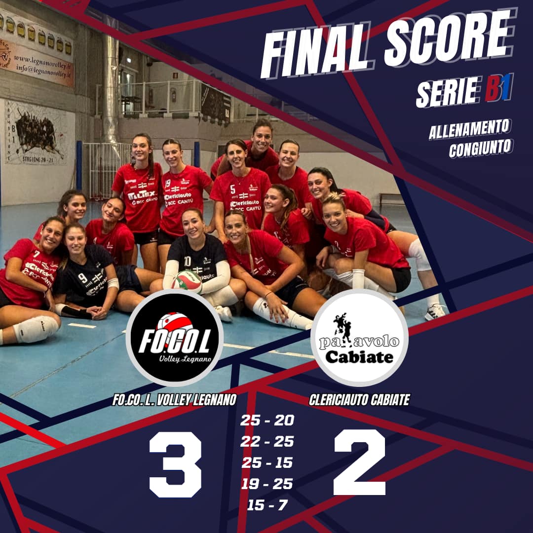Foto di gruppo della Pallavolo Cabiate