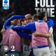 I giocatori del Como festeggiano la vittoria