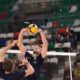 Una fase di gioco dell'incontro