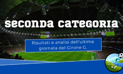 Infografica del campionato di seconda categoria G - Risultati