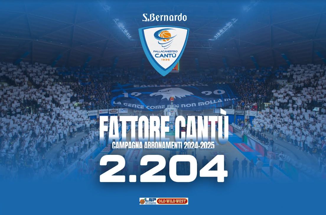 abboInforgrafica riepilogativa dei dati di chiusra della campagna abbonamento della Pallacanestro Cantùnamenticantu