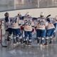 I ragazzi dell'Hockey Como durante la gara amichevole contro l'Ascona