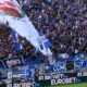 Il tifo lariano in occasione di Como-Bologna.