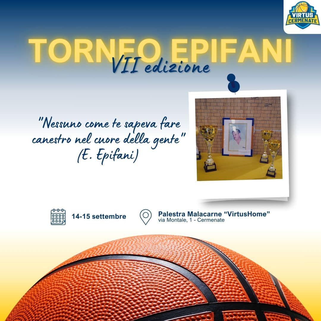Locandina ufficiale del trofeo Epifani