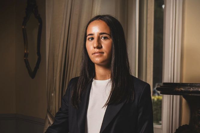 Foto ufficiale di Ludovica Serio, neoacquisto del Como 1907 Femminile.