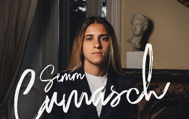 Foto ufficiale di Matilde Fadini, neoacquisto del Como 1907 Femminile.