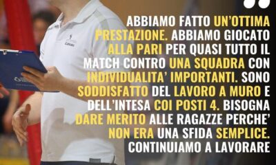 Infografica con le dichiarazioni di coach Reali