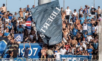 Tifosi lariani al Sinigaglia