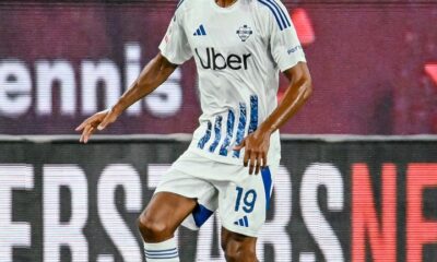 Immagine di Raphaël Varane con la maglia del Como