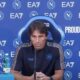 Antonio Conte nella conferenza stampa di presentazione della gara fra Napoli e Como