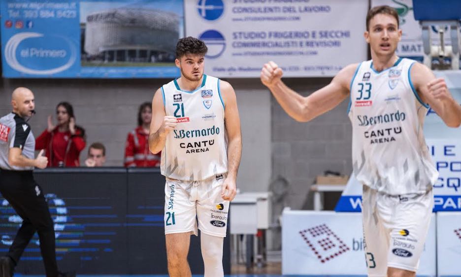 Giocatori canturini in azione