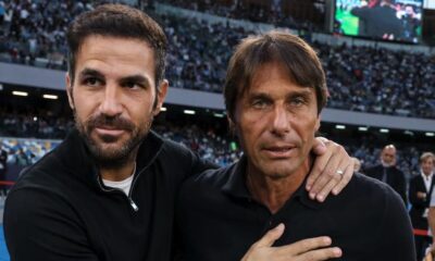 Cesc Fàbregas e Antonio Conte
