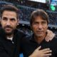 Cesc Fàbregas e Antonio Conte