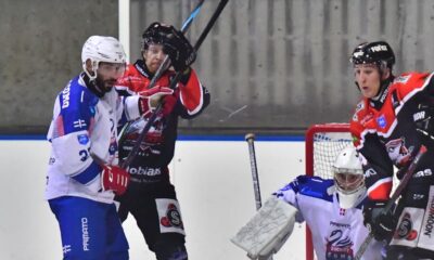 Una fase di gioco dell'Hockey Como