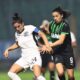 Un'azione di gioco di Sassuolo-Como Women