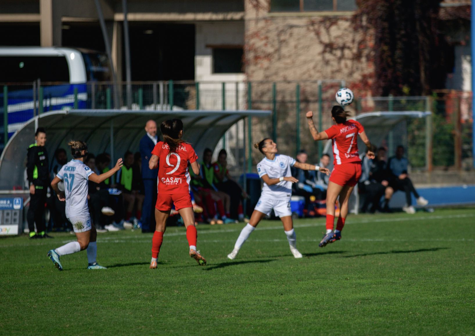 Un'azione di gioco della partita