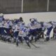 I giocatori dell'Hockey Como riuniti